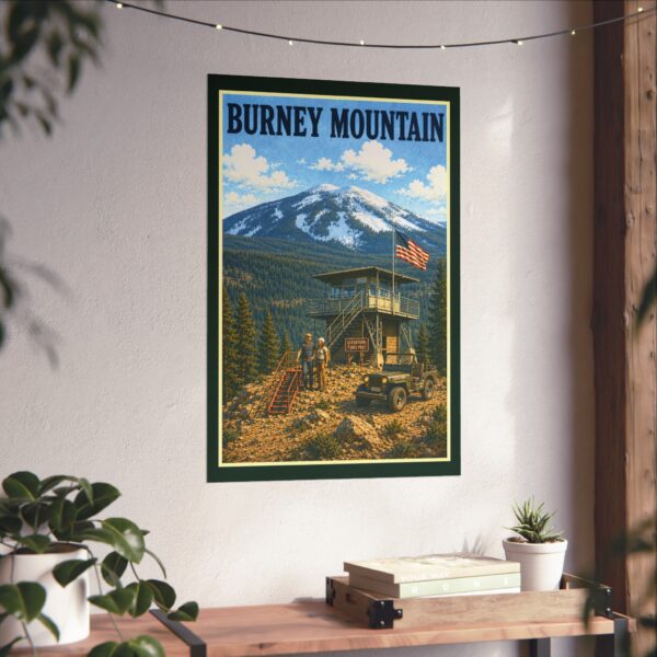 Burney Lookout Poster