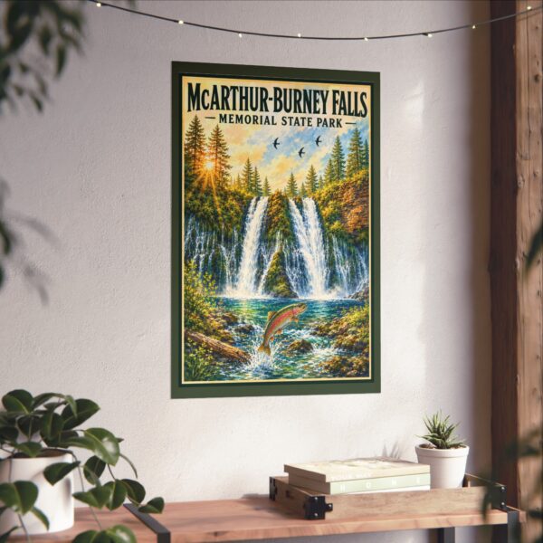 Burney Falls Poster