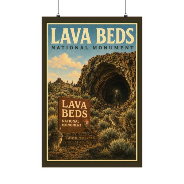 Lava Beds Poster