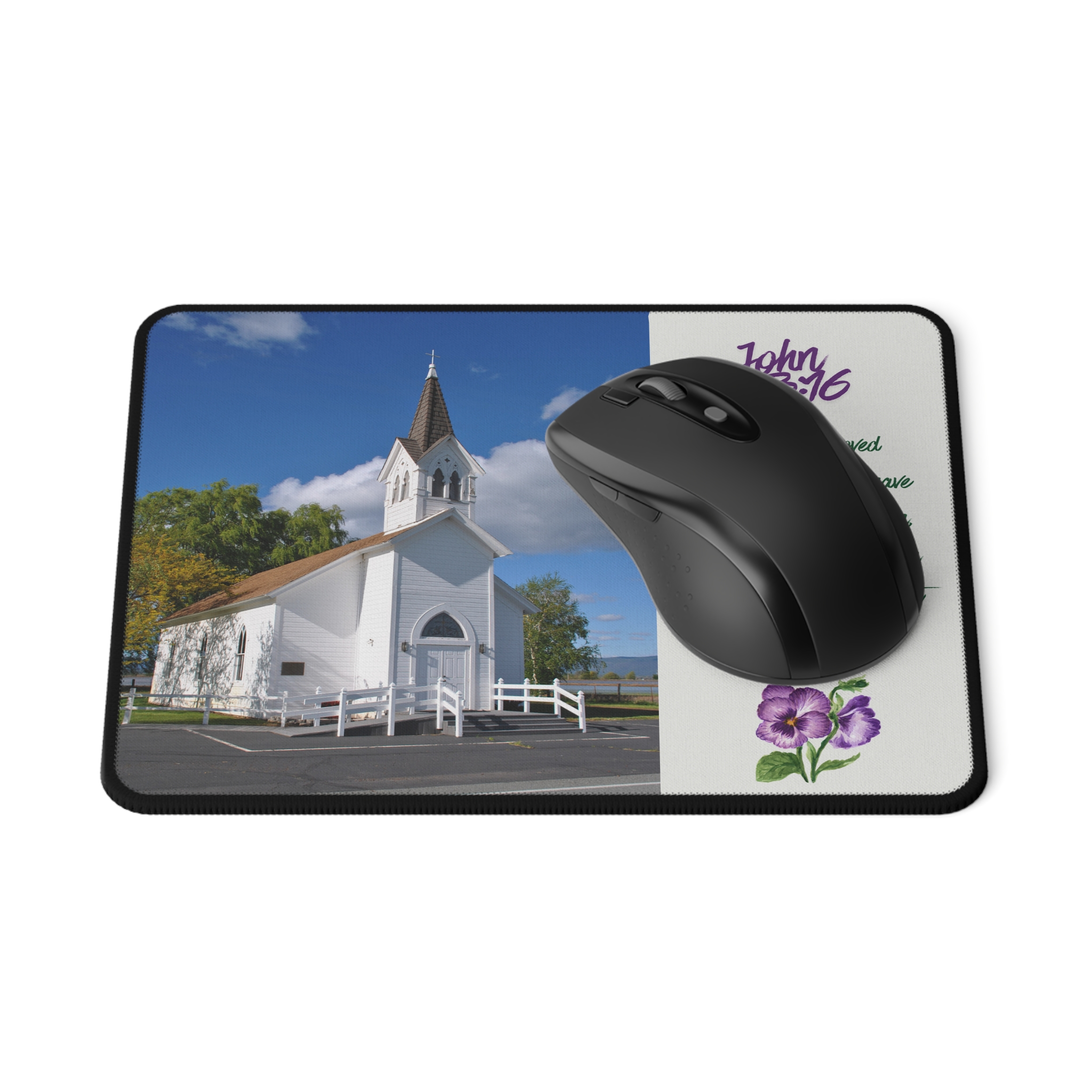 Non-Slip Mouse Pad Glenburn Church - Image 2