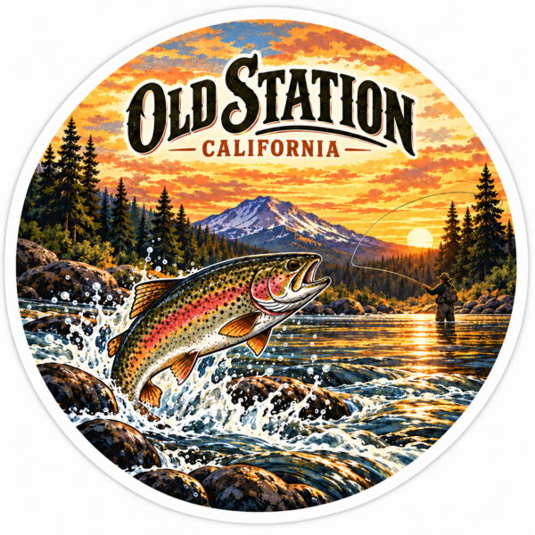 Old Station Sticker