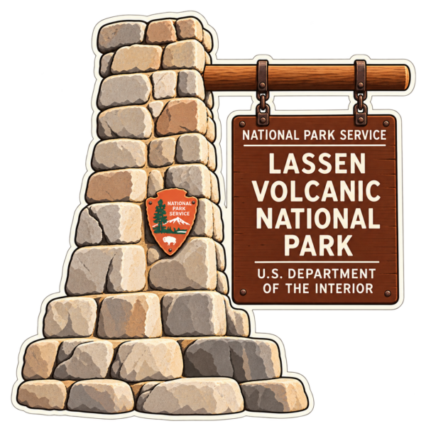 Lassen Volcanic National Park Magnet